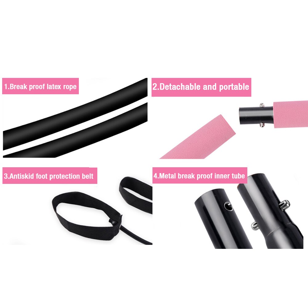 Flexicore Pilates Bar Kit with Resistance Band