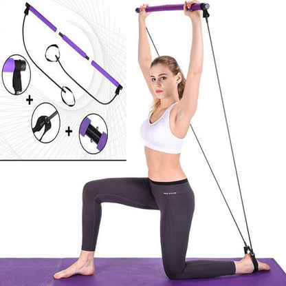 Flexicore Pilates Bar Kit with Resistance Band